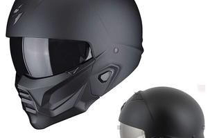 CASCO INTEGRALE MENTONIERA REMOVIBILE SCORPION