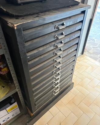 Cassettiera tipografia