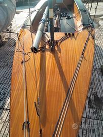 Barca Contender in legno