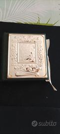 mini album portafoto vintage in argento 925