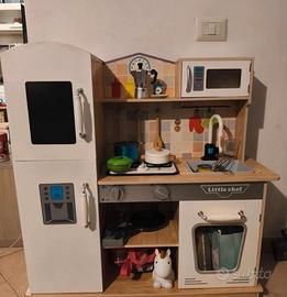 cucina realistica Little chef per bambini 