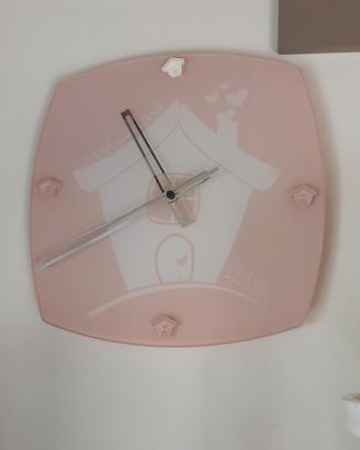 orologio vetro da parete