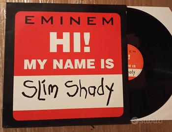 EMINEM HI! MY NAME IS VINILE 12 PROMO UK 1999 