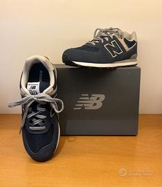 New Balance Scarpe Unisex Blu N° 35,5 ; 574