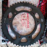 corona 50 denti moto cross e motard 125cc