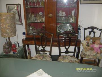 sala da pranzo vintage anni 60