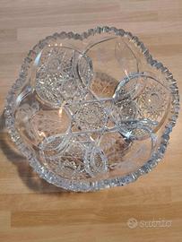Ciotola centrotavola in cristallo