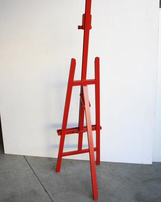 Cavalletti da pittore colore rosso