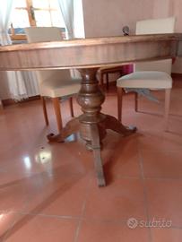 tavolo rotondo allungabile
