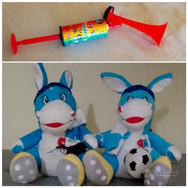 due asini peluche napoli più trombetta 
