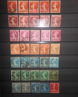 LOTTO N. 1120 - Francia vecchi francobolli