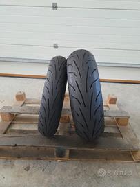 Coppia gomme moto Dunlop 120 60 17  + 160 60 17.