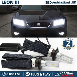 Kit Full LED H7 per Seat LEON 5F Luci CANbus 6500K