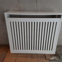 copri termosifone bianco fatto in legno 120 -107