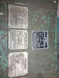 catadiottri e targhetta francese, jeep willys