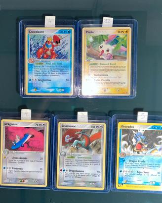 Lotto carte pokemon EX Dragon