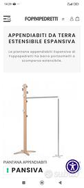Appendiabiti Foppapedretti Estendibile Espansiva