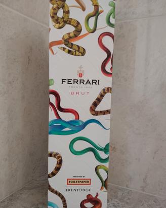 Ferrari brut designed Toiletpaper spumante rara