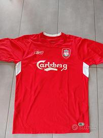 Maglia Liverpool Morientes autografata