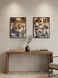 Coppia Quadri Materici "Namib" – 40x50 cm