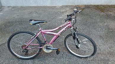 bicicletta rosa ruote da 24