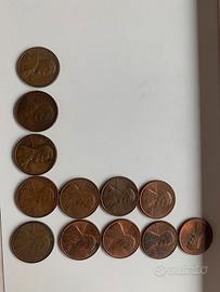 12 Monete Abramo Lincoln 1978 - 1979