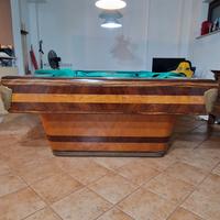 Biliardo con piano in ardesia