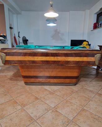 Biliardo con piano in ardesia