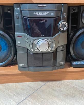 Panasonic SA-AK210 stereo con casse + telecomando