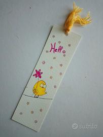 segnalibro dipinto a mano 