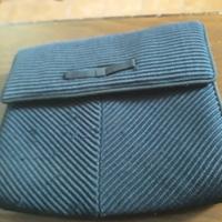 pochette vintage blu