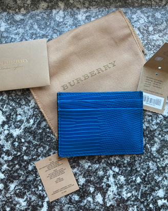 Portacarte Burberry Sandon in pelle 🦎
