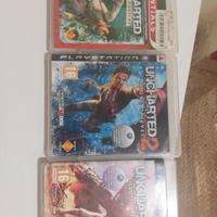 Uncharted ps3 lotto bundle 3 giochi sony ps3 