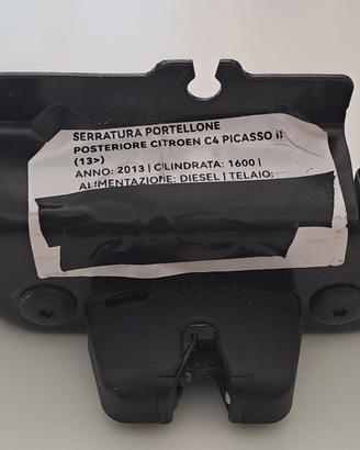 Serratura bagagliaio portellone citroen c4 grand p