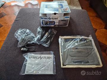sega saturn 100th edition con gioco e boxato
