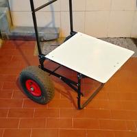 carrello da spiaggia porta ombrellone 