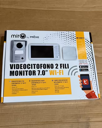 videocitofono wi-fi miro by proxe 7" NUOVO