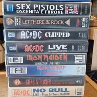 Vhs musica rock  videocassette