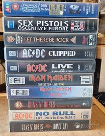 Vhs musica rock  videocassette