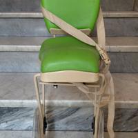 Seggiolino bici al portapacco verde BRN