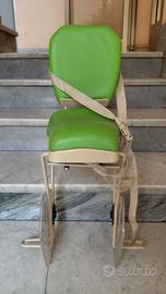 Seggiolino bici al portapacco verde BRN