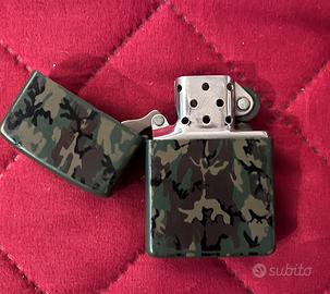 ZIPPO Originale 1986 Raro Matt Camouflage Mimetico