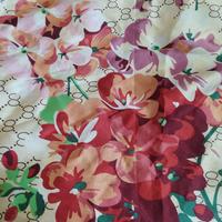 foulard floreale vintage 