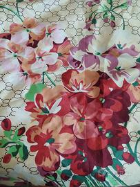 foulard floreale vintage 