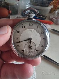 orologio Tasca anni 30 a scappamento a cilindro