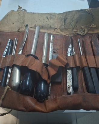 Set chirurgico veterinario vintage epoca