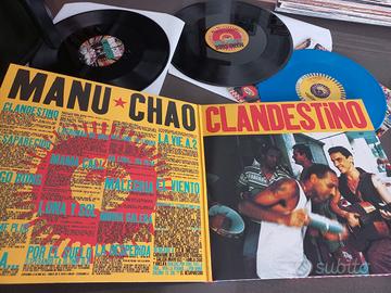 Manu Chao Clandestino Deluxe 3 LP vinile colorato 