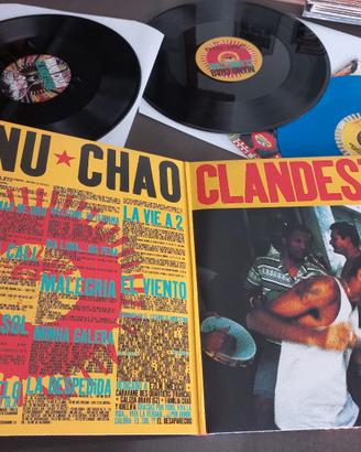 Manu Chao Clandestino Deluxe 3 LP vinile colorato 