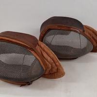 maschere da scherma anno 1929, non restaurate