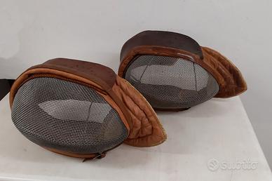 maschere da scherma anno 1929, non restaurate